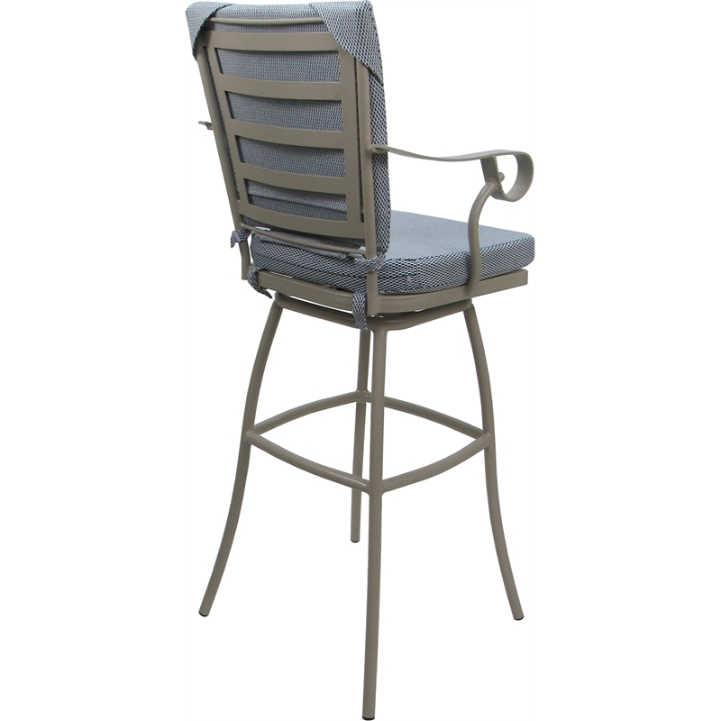 Pemberly Row Metal Extra Tall Stool 34