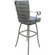 Pemberly Row Metal Extra Tall Stool 34
