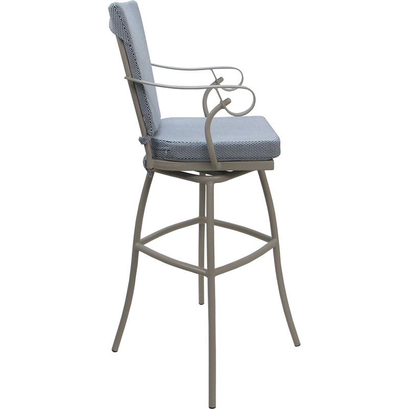 Pemberly Row Metal Extra Tall Stool 34
