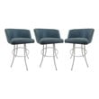 Pemberly Row Swivel Counter Metal Bar Stool 26