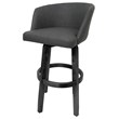 Pemberly Row Swivel Wood Bar Stool 30