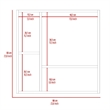 Pemberly Row Engineered Wood Medicine Cabinet with 1 Door and 4 Shelves in Black