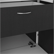 Pemberly Row Modern 6-Door Wood Bedroom Armoire with Drawer in Black Wenge