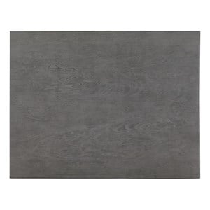 Pemberly Row Gray Finish Counter Height Dining Table with USB Ports and Shelves