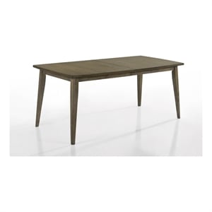 Pemberly Row Vintage Walnut Wood 72&quot Wide Rectangle Dining Table with Split Top
