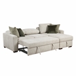 Pemberly Row 2-Pc Sectional Sleeper with Reversible Chaise in Sage Sand