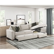 Pemberly Row 2-Pc Sectional Sleeper with Reversible Chaise in Sage Sand