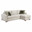 Pemberly Row 2-Pc Sectional Sleeper with Reversible Chaise in Sage Sand