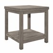 Pemberly Row 3-Piece Transitional Wood Occasional Table Set in Weathered Gray