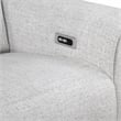 Pemberly Row Chenille 7-Piece Modular Power Reclining Sectional in Cloud