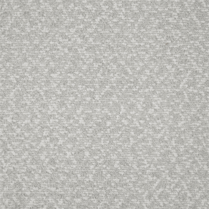 Pemberly Row Boucle Barrel Back Accent Chair with Nailhead Trim in Gray