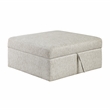 Pemberly Row Microfiber 3-Piece Sectional with Reversible Chaise in Sage Sand