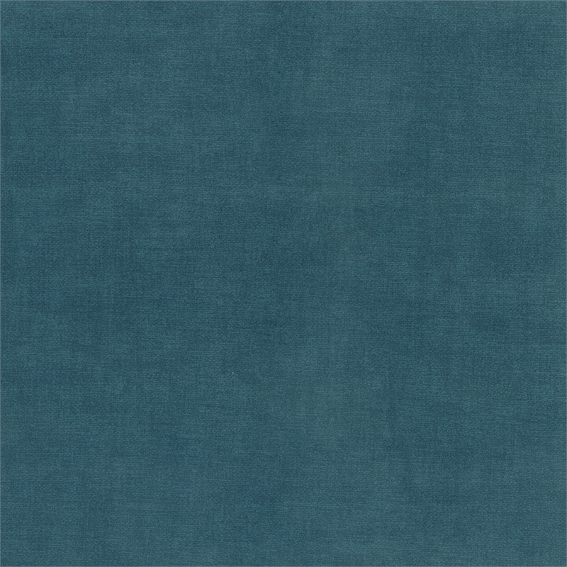 Pemberly Row Velvet Barrel Back Swivel Chair with Channel Stitching in Dark Teal