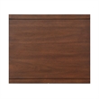 Pemberly Row Walnut Veneer 1-Drawer End Table with Shelf in Brown