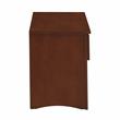 Pemberly Row 1-Drawer Wood Nightstand with Storage Cubby in Dark Cherry