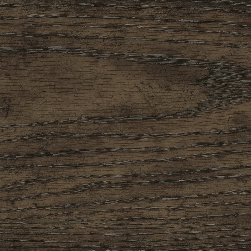 Pemberly Row Oak Veneer 3 Drawer Nightstand with Dovetail Joints in Brown Oak