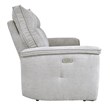 Pemberly Row 3-Piece Power Reclining Set with USB and Cupholders in Mist Gray