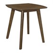 Pemberly Row 3-Piece Rubberwood Coffee Table and End Table Set in Walnut