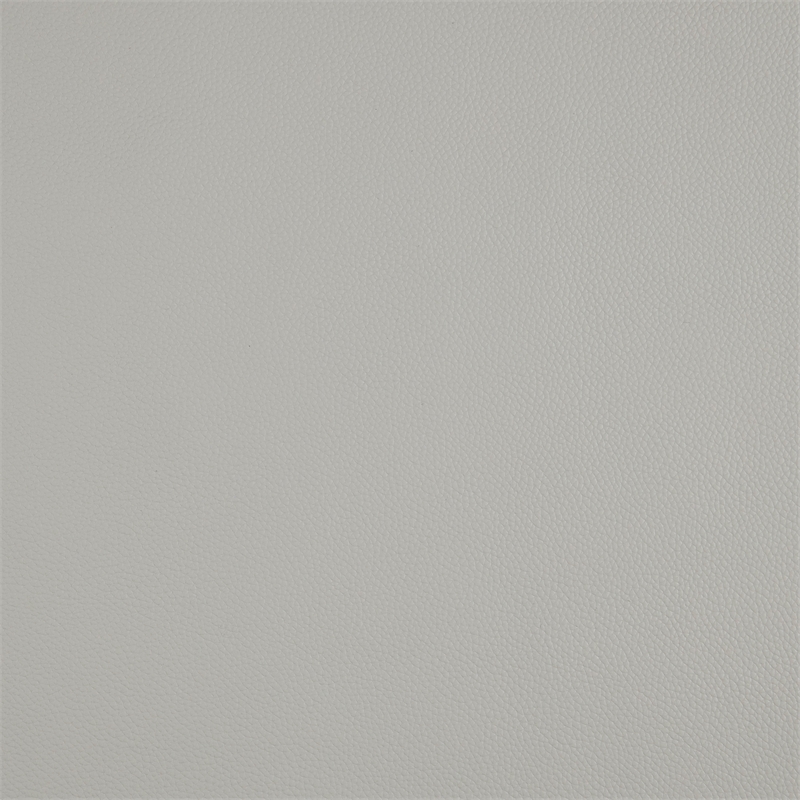 Pemberly Row Top Grain Leather Power Reclining Chair with USB Port in Light Gray
