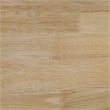 Pemberly Row Rubberwood Twin Platform Bed with Spindle Headboard in Natural