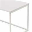 Pemberly Row 3-Piece Coffee Table Set with White Tops and Metal Legs