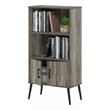 Pemberly Row Storage Cabinet with Doors and Legs in Grey Oak