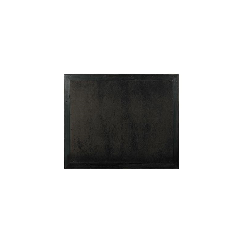 Pemberly Row Landscape Mirror with Beveled Edge in Barley Buff
