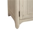 Pemberly Row Door Credenza with Locking File Drawer in White