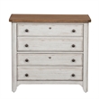 Pemberly Row Lateral File Cabinet with Locking Drawers in White