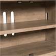 Pemberly Row 82 Inch TV Console with Picture Frame Molding in Rustic Brown