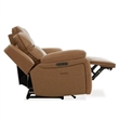 Pemberly Row Power Reclining Sofa with Heat and Massage in Brown