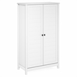 Pemberly Row Storage Kitchen Cabinet with 2 Doors 60H in White