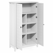Pemberly Row Storage Kitchen Cabinet with 2 Doors 60H in White