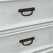 Pemberly Row 6 Drawer Bedroom Dresser with Felt Lined Drawers in White