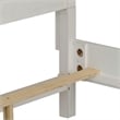 Pemberly Row California King Panel Bed with Planked Headboard in White