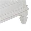 Pemberly Row California King Panel Bed with Planked Headboard in White