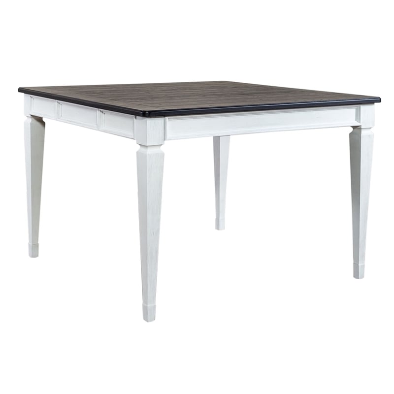 Pemberly Row Counter Height Dining Table with 18 Inch Leaf in White
