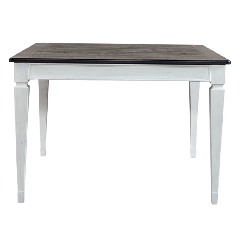 Pemberly Row Counter Height Dining Table with 18 Inch Leaf in White