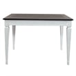 Pemberly Row Counter Height Dining Table with 18 Inch Leaf in White