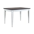 Pemberly Row Counter Height Dining Table with 18 Inch Leaf in White