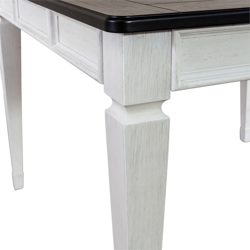 Pemberly Row Counter Height Dining Table with 18 Inch Leaf in White