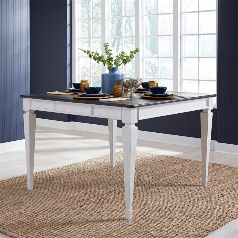 Pemberly Row Counter Height Dining Table with 18 Inch Leaf in White