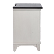 Pemberly Row 2 Drawer Nightstand with Charging Station in White