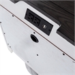 Pemberly Row 2 Drawer Nightstand with Charging Station in White