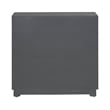 Pemberly Row 2 Door Accent Cabinet with Reeded Flame Pattern in Satin Espresso
