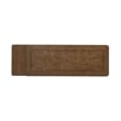 Pemberly Row Console Table with Bookshelf Storage and Adjustable Shelf in Brown