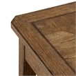Pemberly Row End Table with Fancy Face Veneer Top and Storage Drawer in Brown