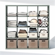 Pemberly Row 16-Cube Open Shelf Extra Thick Frame in Sage Green