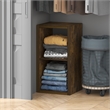Pemberly Row 2-Cube Closet Organizer Open Shelf Extra Thick Frame in Amber Pine