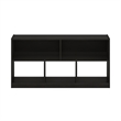 Pemberly Row 5-Cube 2-Tier Bookshelf Organizer 47 Width in Espresso